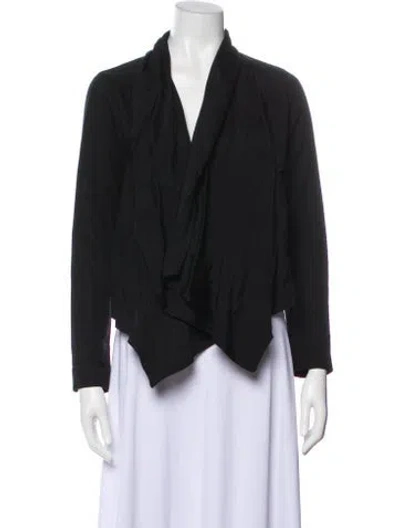 Pre-owned Allsaints Linen Jacket In Black