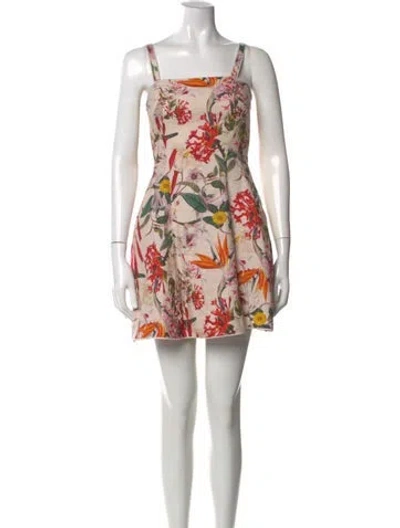 Pre-owned Allsaints Linen Mini Dress In Pink