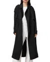 Allsaints Linnie Trench Coat In Black