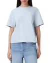 Allsaints Lisa Crewneck T-shirt In Barely Blue