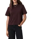 Allsaints Lisa Boxy Fit T-shirt In Brown