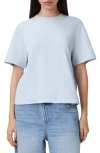 Allsaints Lisa Crewneck T-shirt In Barely Blue