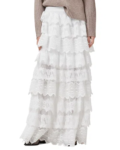 ALLSAINTS LIZI LACE TIERED MAXI SKIRT