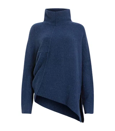 Allsaints Lock Rollneck Sweater In Black