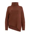 Allsaints Lock Rollneck Sweater In Copper Brown