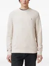 Allsaints Logo-embroidered Crew-neck Jumper