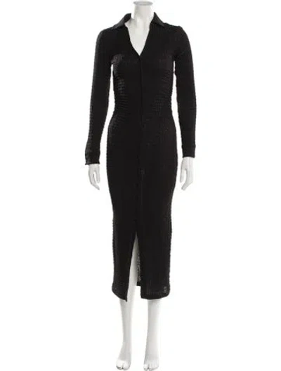 Pre-owned Allsaints Long Dress In Gray