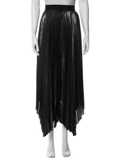 Pre-owned Allsaints Long Skirt In Black