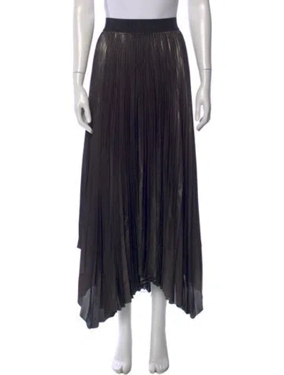 Pre-owned Allsaints Long Skirt In Black
