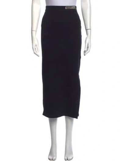 Pre-owned Allsaints Long Skirt In Black