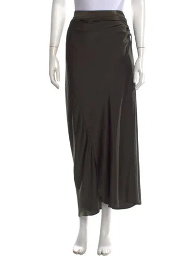 Pre-owned Allsaints Long Skirt In Green
