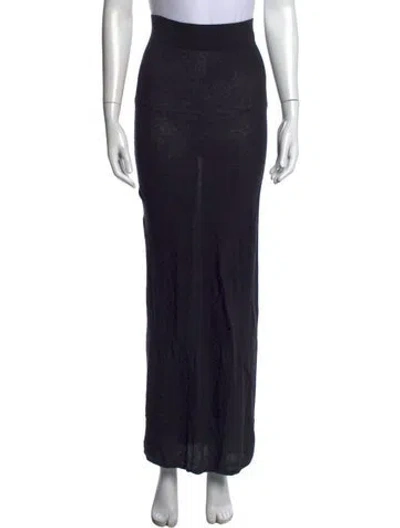 Pre-owned Allsaints Long Skirt In Grey