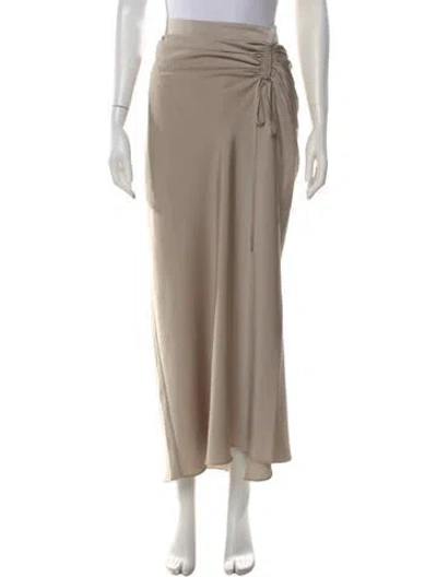 Pre-owned Allsaints Long Skirt In Neutral