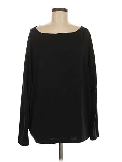 Pre-owned Allsaints Long Sleeve Blouse In Black