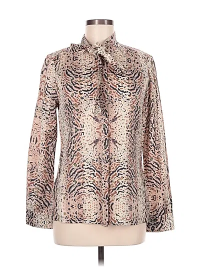 Pre-owned Allsaints Long Sleeve Blouse In Ivory