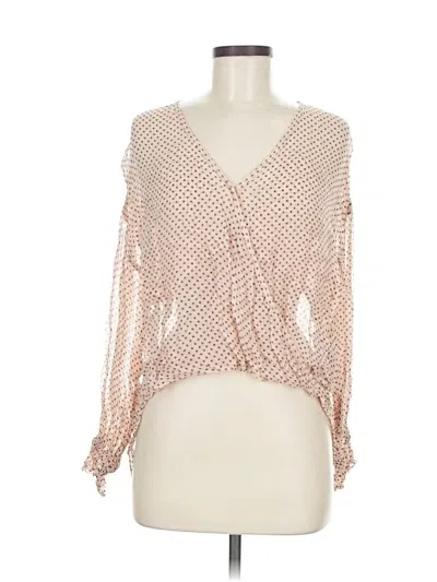Pre-owned Allsaints Long Sleeve Blouse In Pink