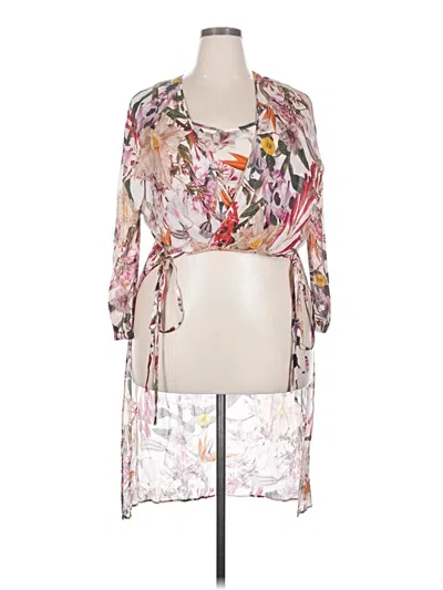 Pre-owned Allsaints Long Sleeve Blouse In Pink