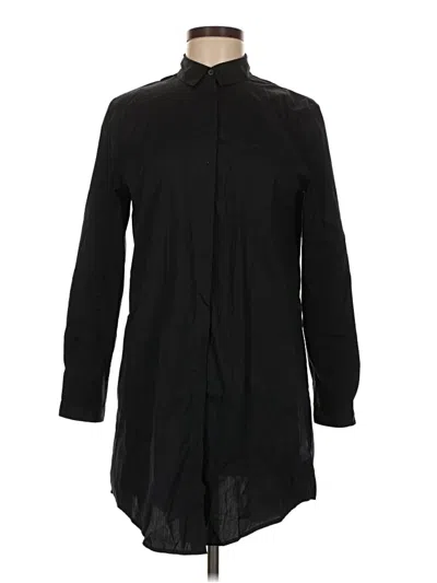 Pre-owned Allsaints Long Sleeve Button Down Shirt In Black