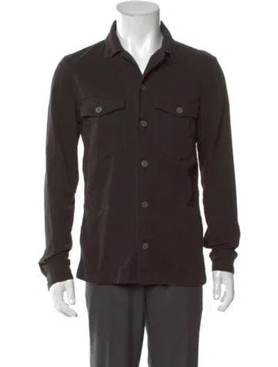 Pre-owned Allsaints Long Sleeve Shirt In Black