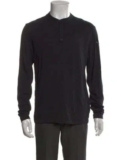 Pre-owned Allsaints Long Sleeve Shirt In Black