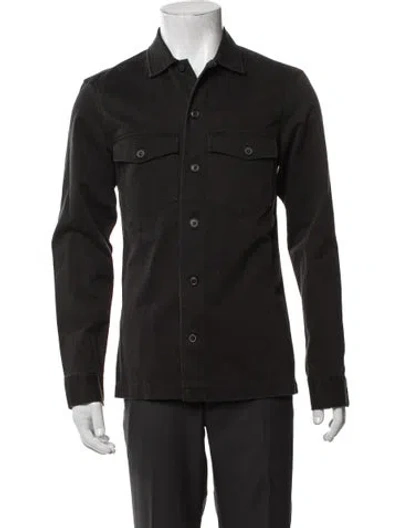 Pre-owned Allsaints Long Sleeve Shirt In Black