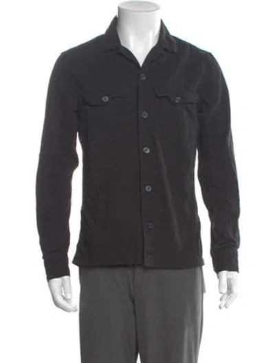 Pre-owned Allsaints Long Sleeve Shirt In Green