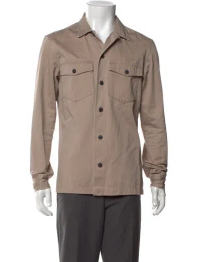 Pre-owned Allsaints Long Sleeve Shirt In Neutral
