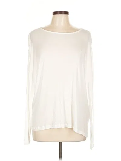 Pre-owned Allsaints Long Sleeve T-shirt In White