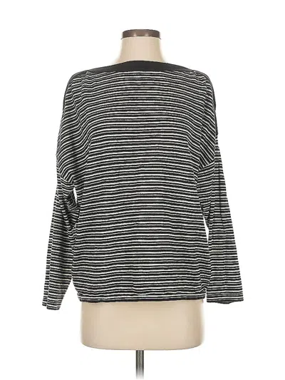 Pre-owned Allsaints Long Sleeve Top Black Boatneck Tops