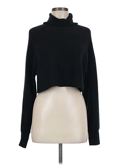Pre-owned Allsaints Long Sleeve Top Black Turtleneck Tops
