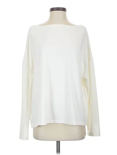 Pre-owned Allsaints Long Sleeve Top Ivory Boatneck Tops In White