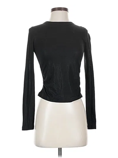 Pre-owned Allsaints Long Sleeve T-shirt In Black