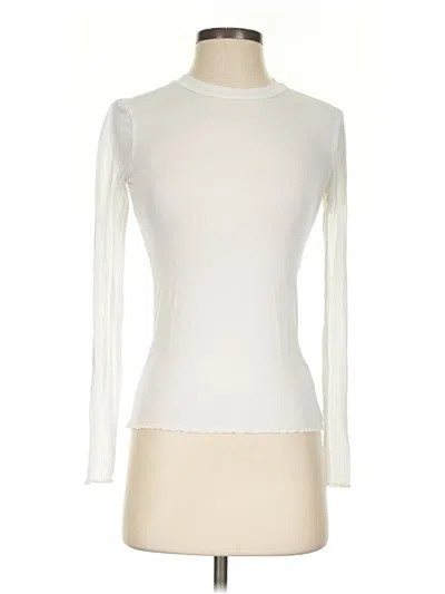 Pre-owned Allsaints Long Sleeve Turtleneck In Ivory