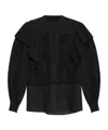 Allsaints Long-sleeved Blouse In Black
