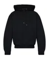 Allsaints Long-sleeved Hooded Sweatshirt In Black