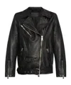 Allsaints Billie Leather Biker Jacket In Black