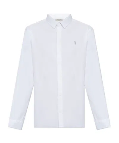 Allsaints Long-sleeved Shirt In White
