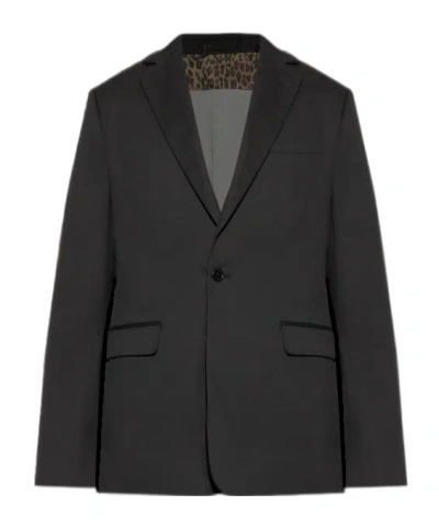 Allsaints Long-sleeved Suit Jacket In Black