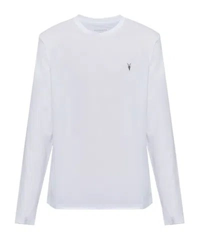 Allsaints Long-sleeved T-shirt In White