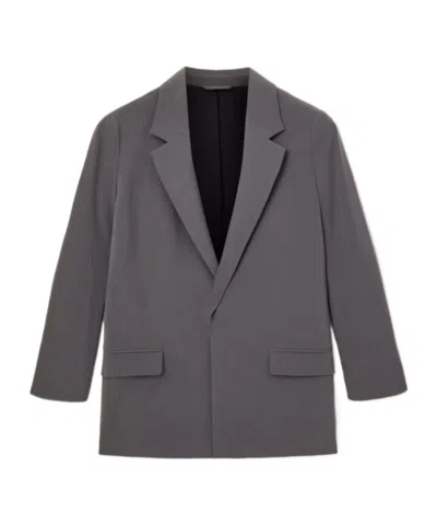 Allsaints Long-sleeved Suit Jacket In Black