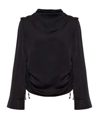Allsaints Long-sleeved Top In Black