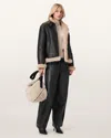 Allsaints Lorel Shearling Flying Jacket In Multi