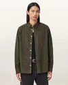Allsaints Lorella Textured Ramskull Shirt,