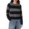 Allsaints Lou Spark Brushed Stripe Sweater In Multi