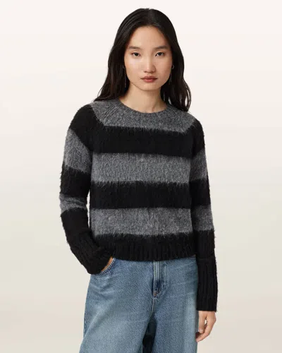 ALLSAINTS ALLSAINTS LOU STRIPED SPARKLE JUMPER,