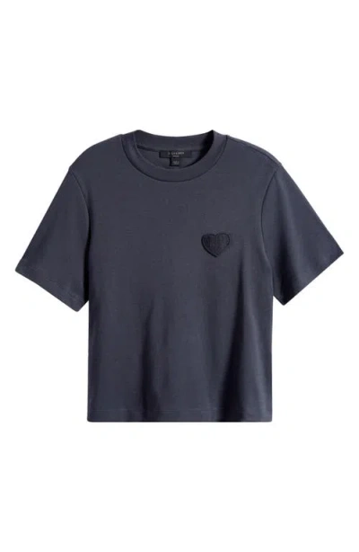Allsaints Lover Lisa T-shirt In Blue