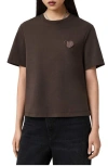 Allsaints Lover Lisa T-shirt In Brown