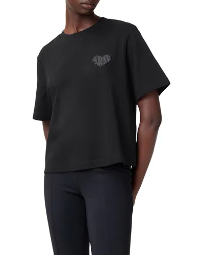 Allsaints Lover Lisa Tee In Black