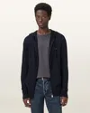 Allsaints Lover Merino Zip Hoody In Black