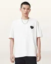 Allsaints Lover Short Sleeve Oversized T-shirt In White